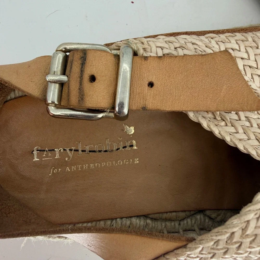 Anthropologie Farylrobin Ursula Espadrille Sport Sandals Boho Resort EU40